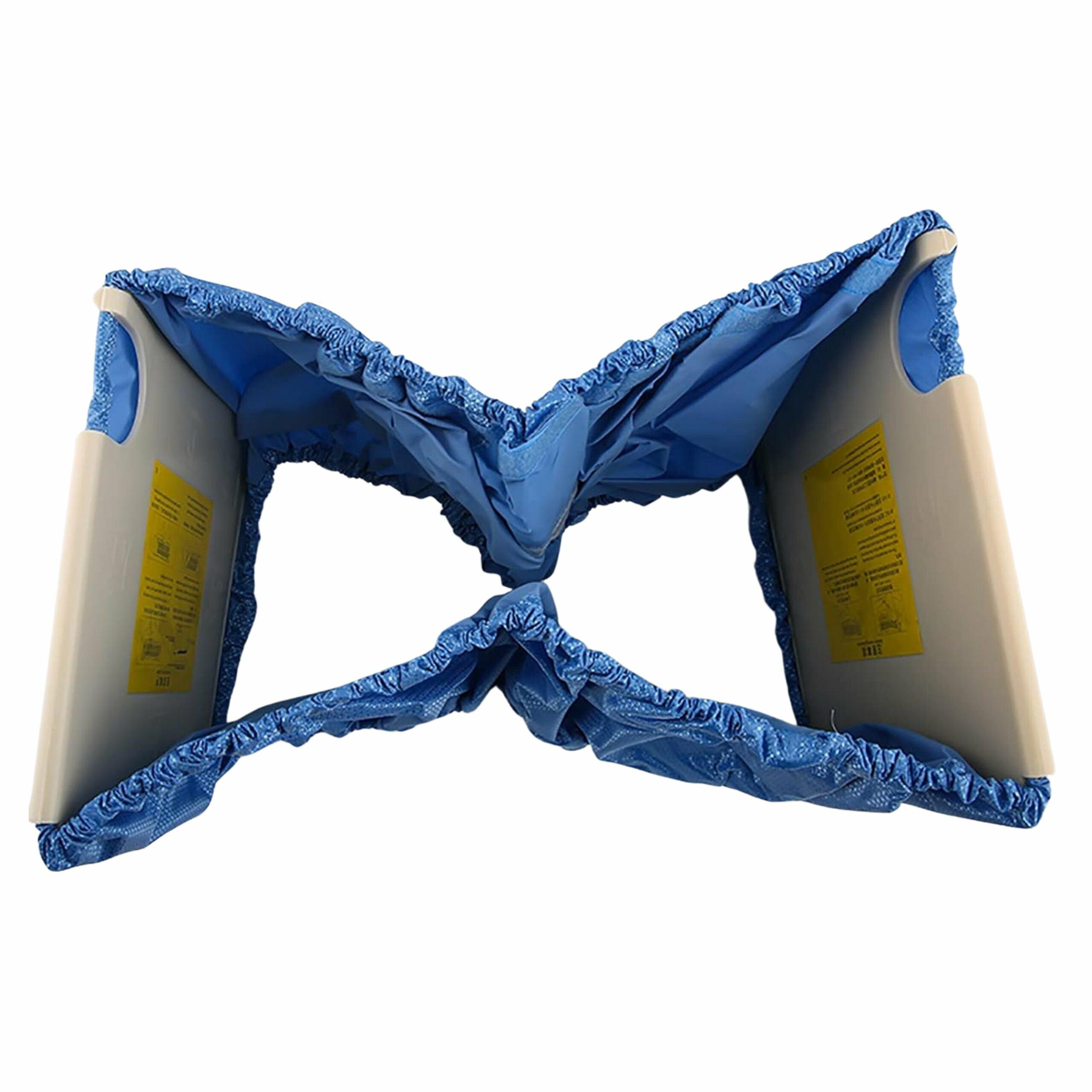 Split Air Conditioner Cleaning Cover with Drain Pipe Size L, Blue