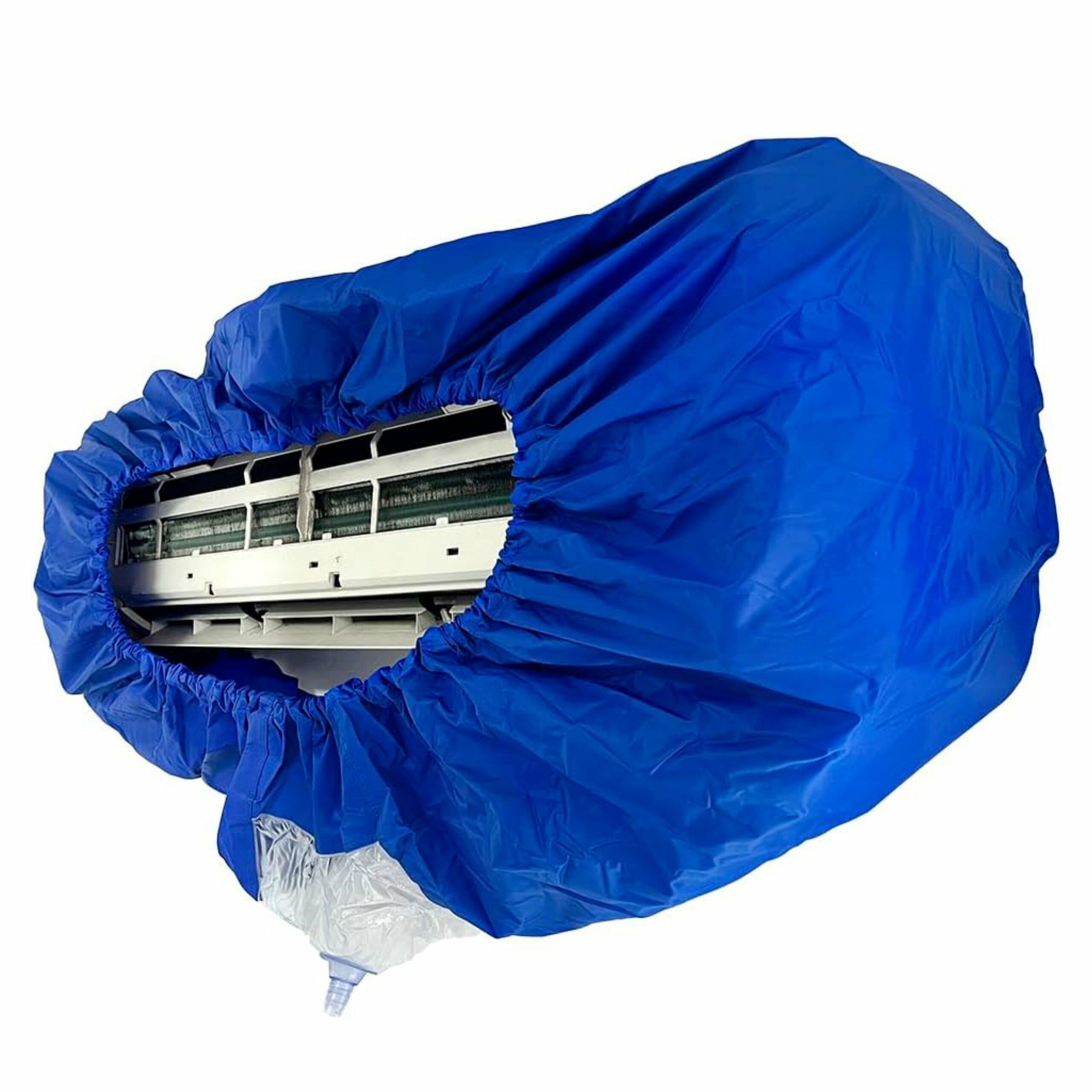 Split Air Conditioner Cleaning Cover L 70-125 cm, Blue