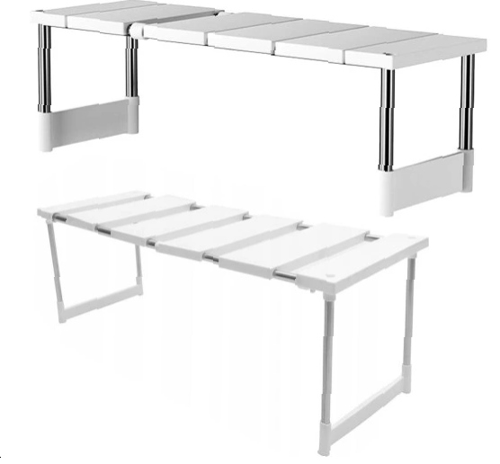 Under Sink Organizer Shelf Adjustable Storage Rack