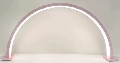 Kosmētiskā LED lampa 39cm 20W, rozā