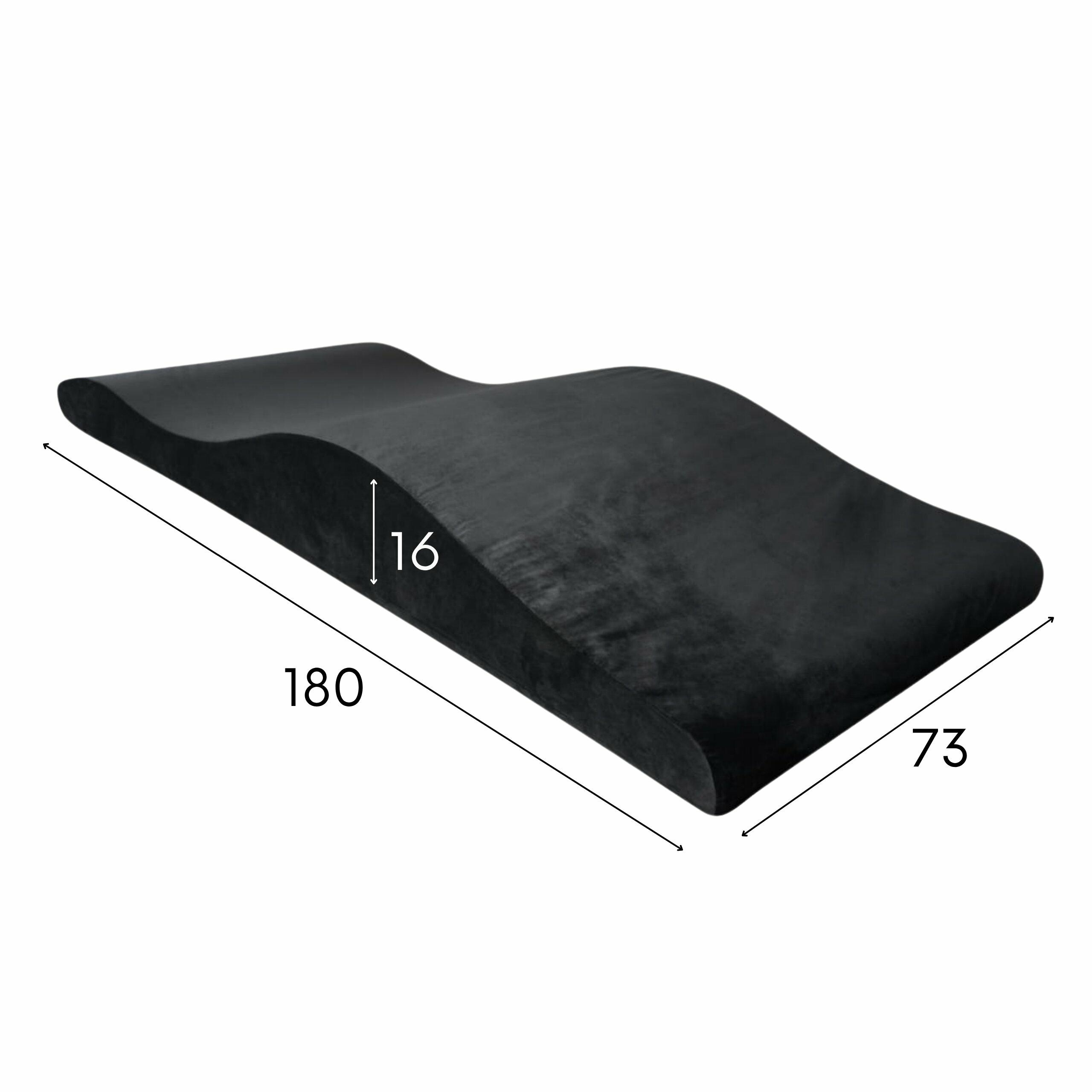 Black Anatomic Cosmetic Mattress for Eyelash Extension