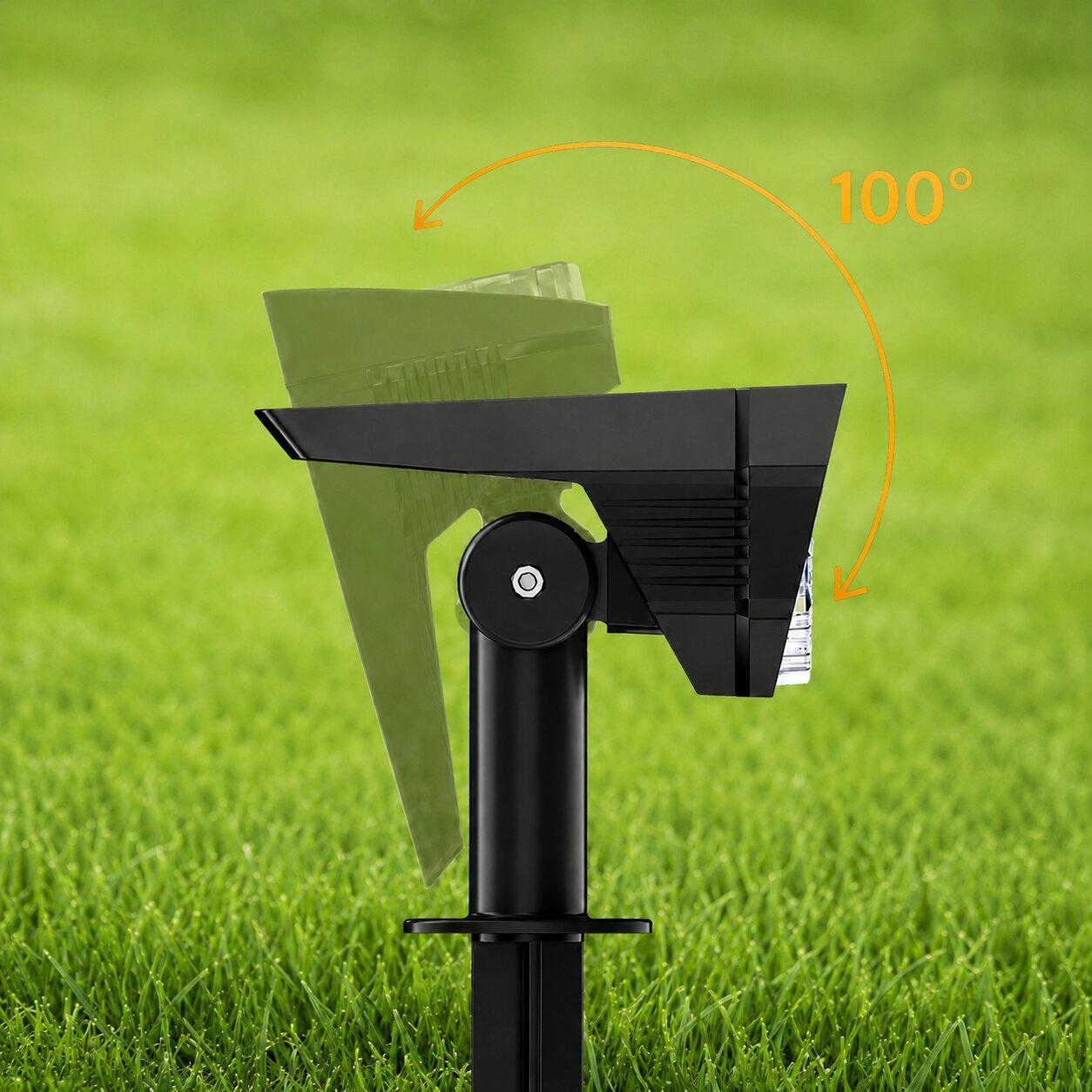 LED Solar Garden Spike Lamp with Dusk Sensor
