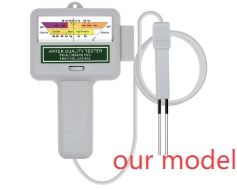 Pool pH and Chlorine Meter + 3-in-1 Test Strips