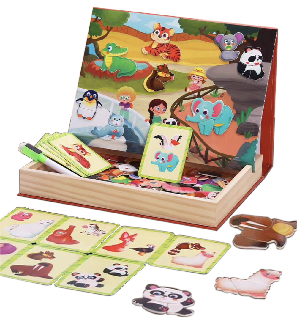 Magnetic Puzzle Box Animals Educational Toy Jhtoy-221