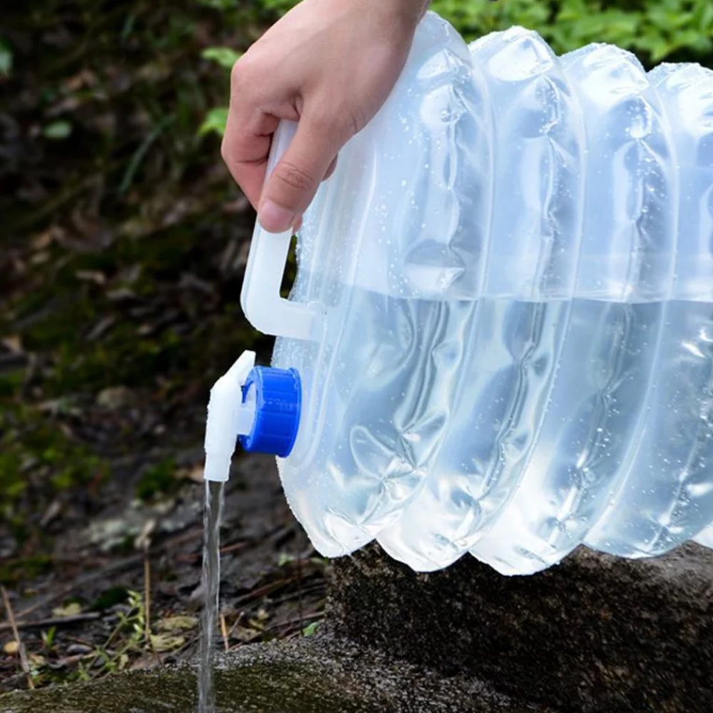 Collapsible Plastic Water Tank Tourist Camping Canister 10 L