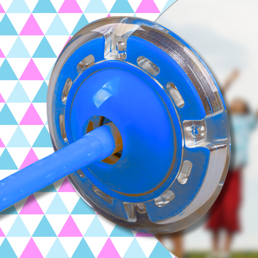 Skipper Leg Hula Hop Skipping мягкая резина со светодиодами синий
