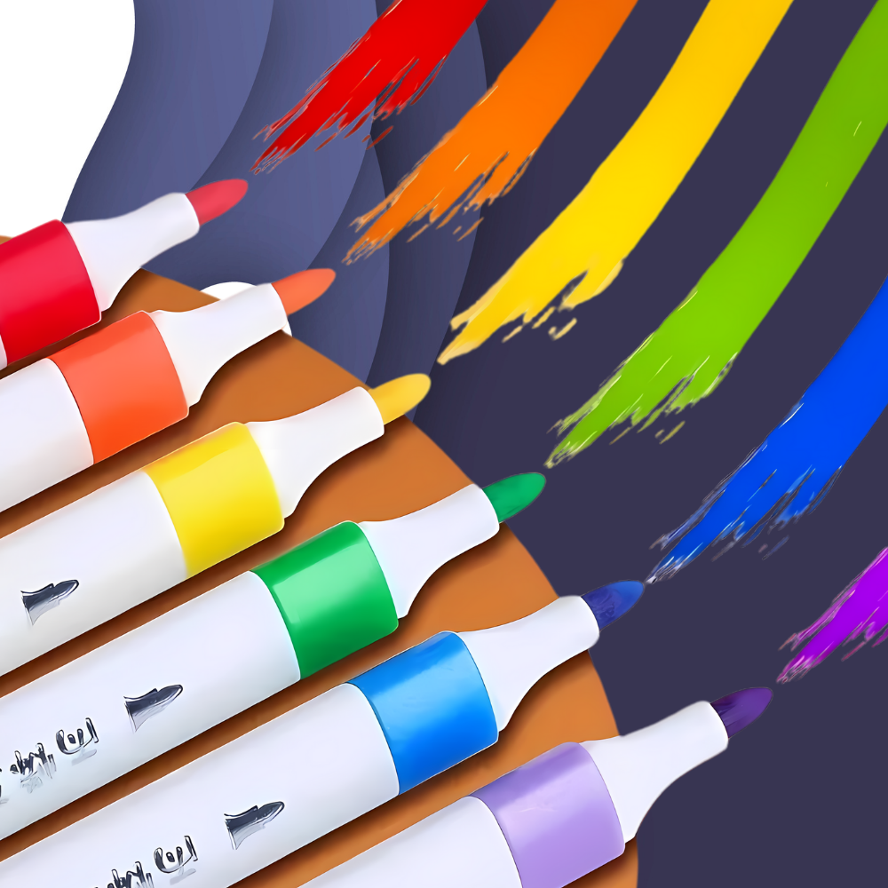 Bakalu akrila marķieri dažādām virsmām, 24 gab.