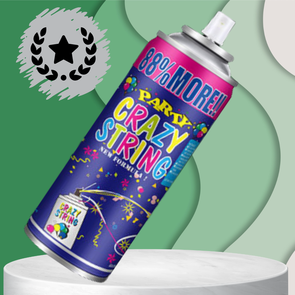 Serpentine Confetti Spray Neon For Birthday Party Pink 250 ml