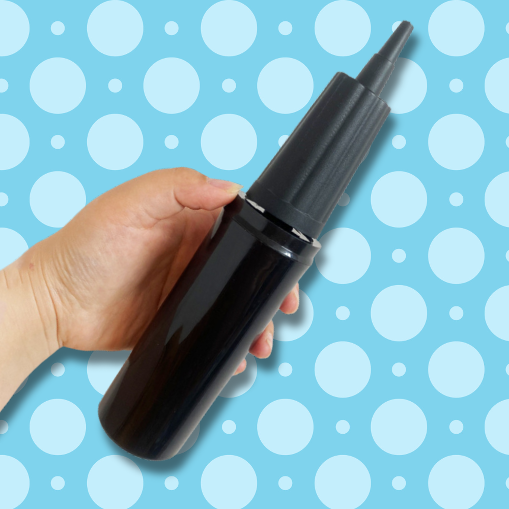 Bakalu KZ1199 Manual Hand Pump for Balloons and Toys, Black