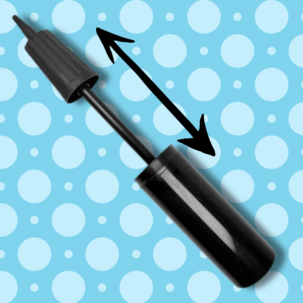 Bakalu KZ1199 Manual Hand Pump for Balloons and Toys, Black