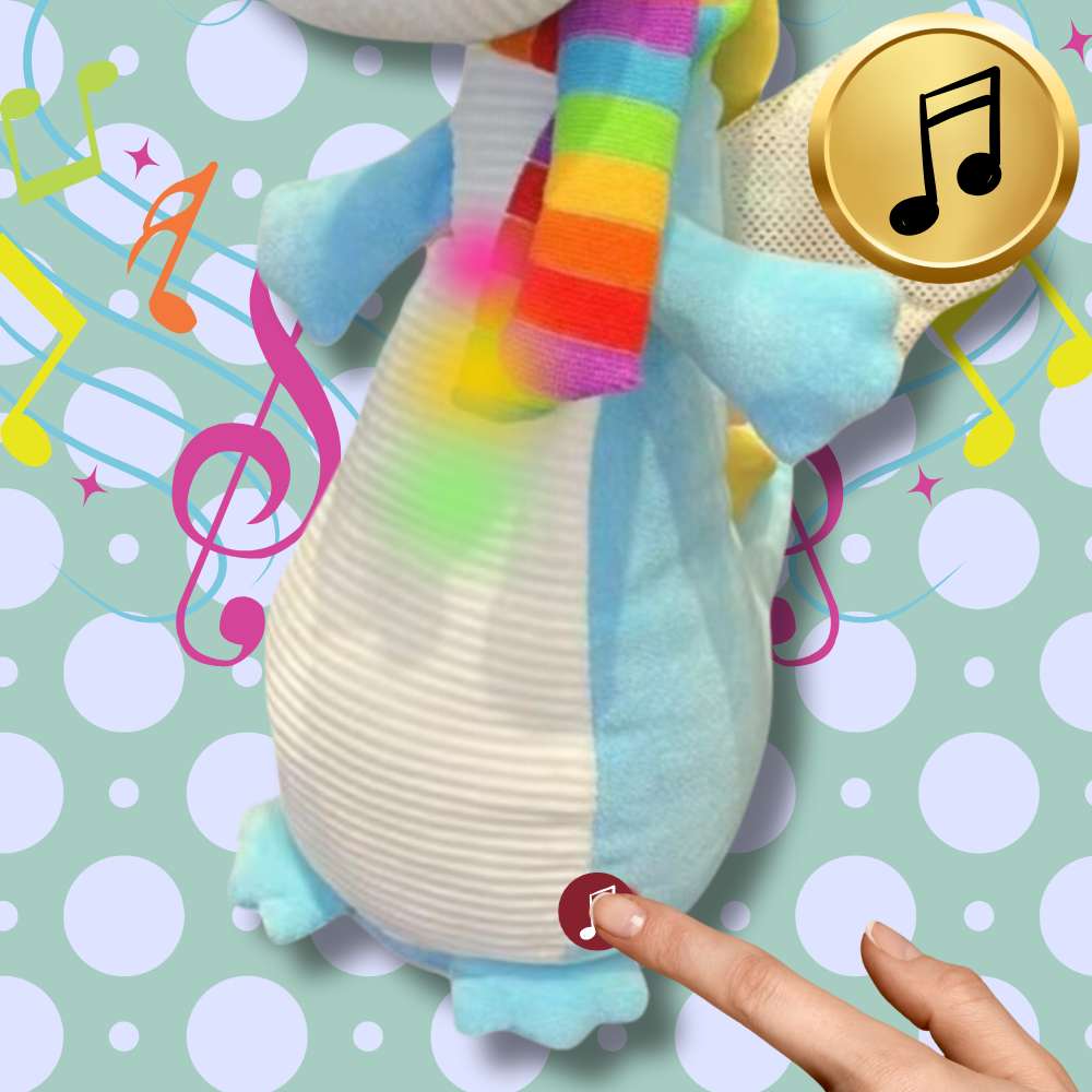 Interactive Plush Toy Talking and Dancing Dinosaur