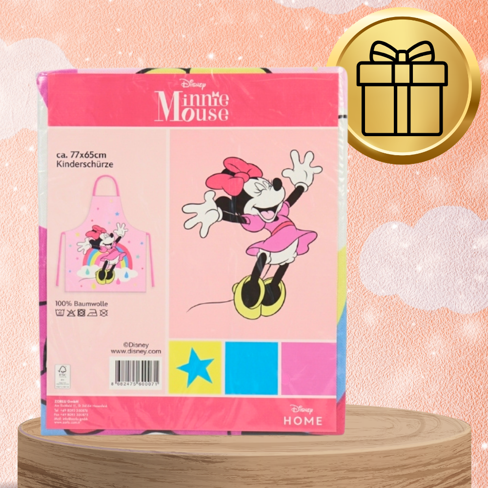 Children\'s Protective Kitchen Apron Minnie Mouse