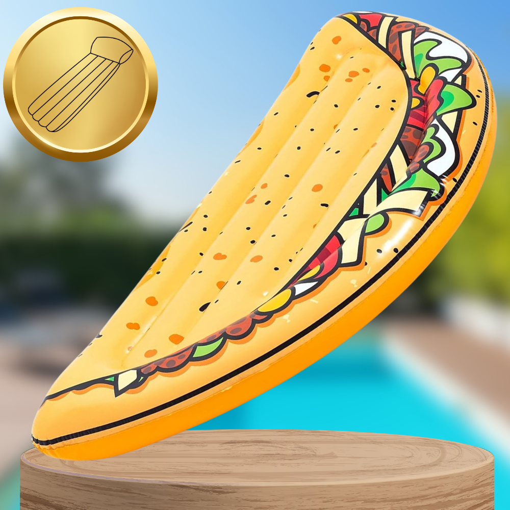 Bestway Taco XXL Inflatable Pool Float Mattress, 171 x 89 cm