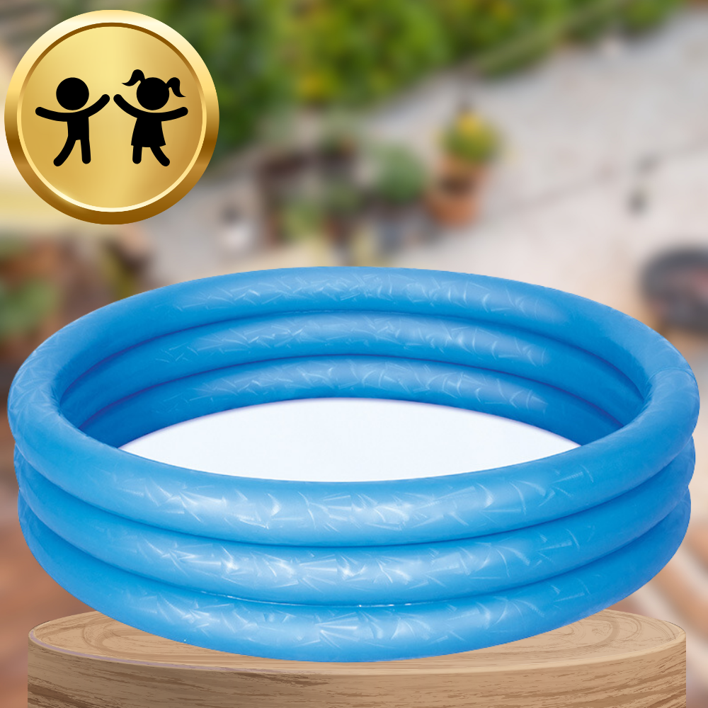 Bestway 51025 Inflatable Kids Pool, 122 x 25 cm, Blue