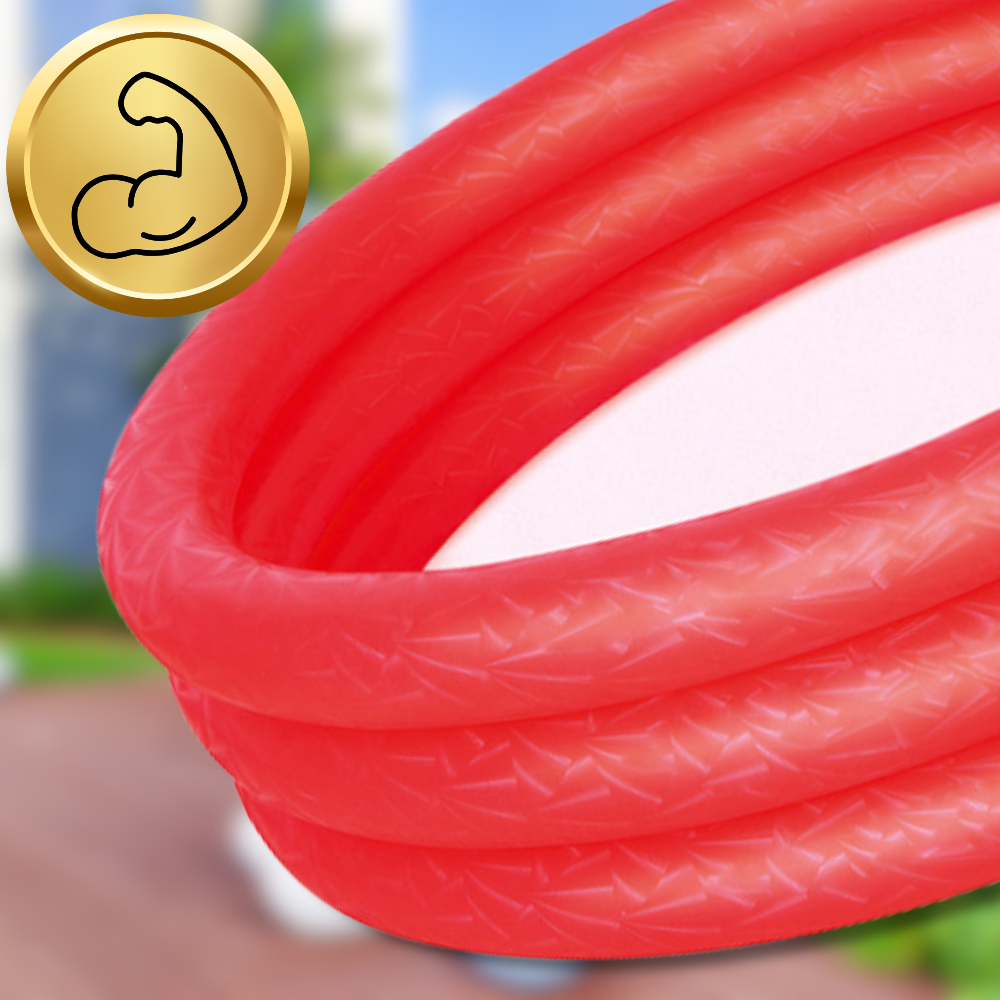 Bestway 51025 Inflatable Kids Paddling Pool, 122 x 25 cm, Red