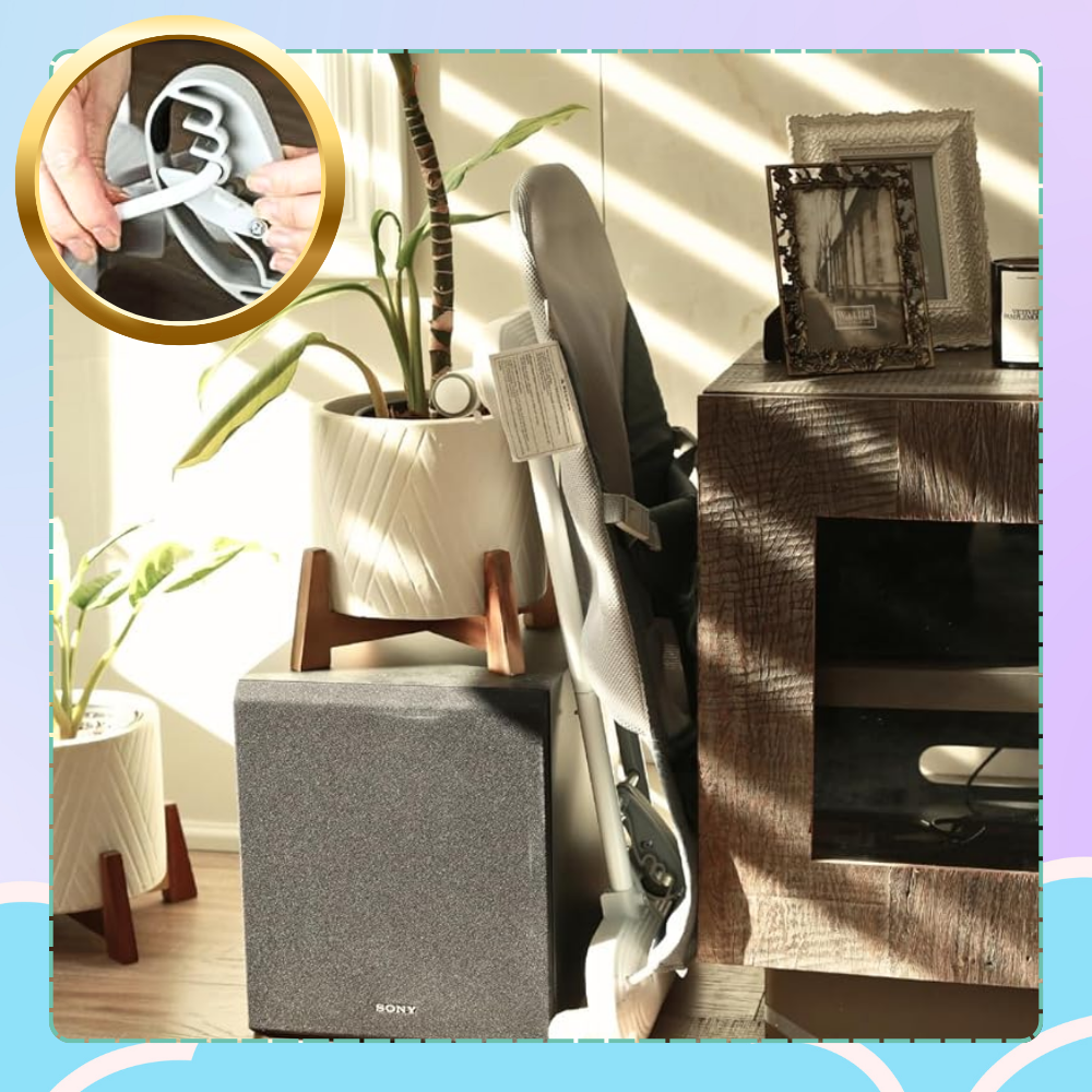 Bakalu NICEkids Foldable Baby Bouncer with Piano TY-01, Blue