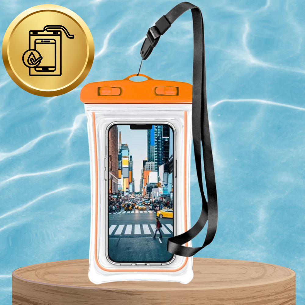 Bakalu Universal Waterproof Phone Case, Fluorescent Orange