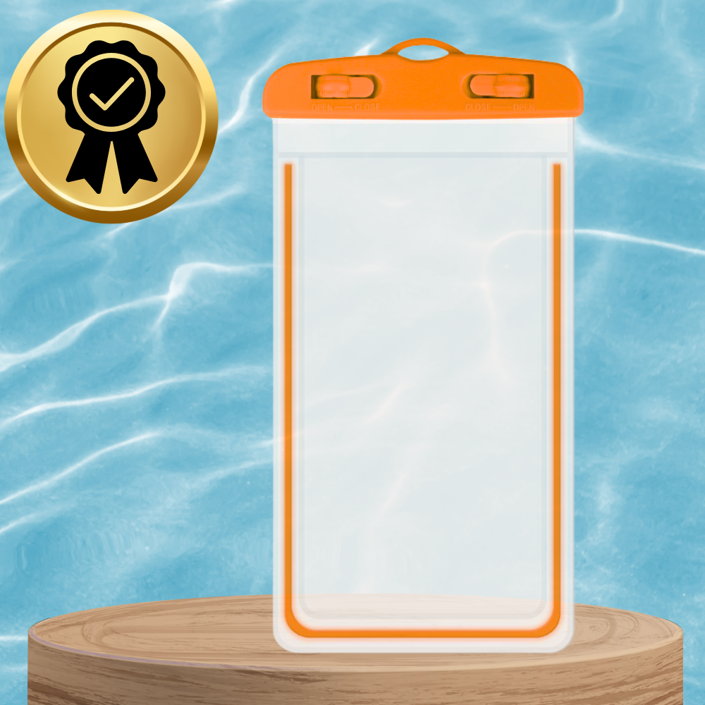 Bakalu Universal Waterproof Phone Case, Fluorescent Orange