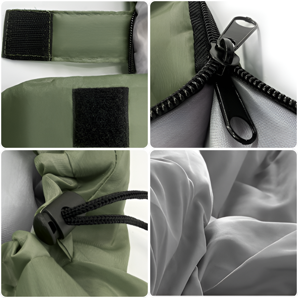 Large Warm Camping Sleeping Bag with Hood 210x75 2in1