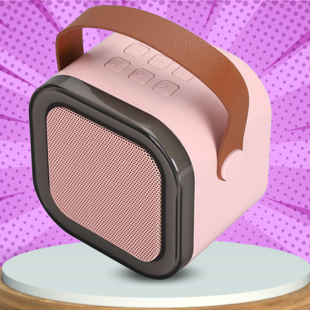 Wireless Bluetooth Karaoke Speaker with Microphone and RGB