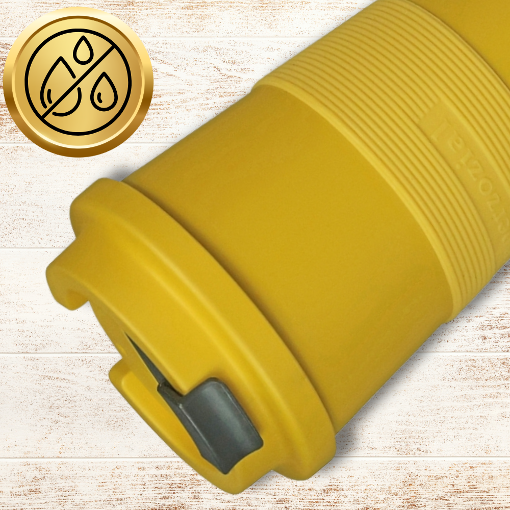 Travel Mug for Coffee and Tea, 480 ml, Yellow