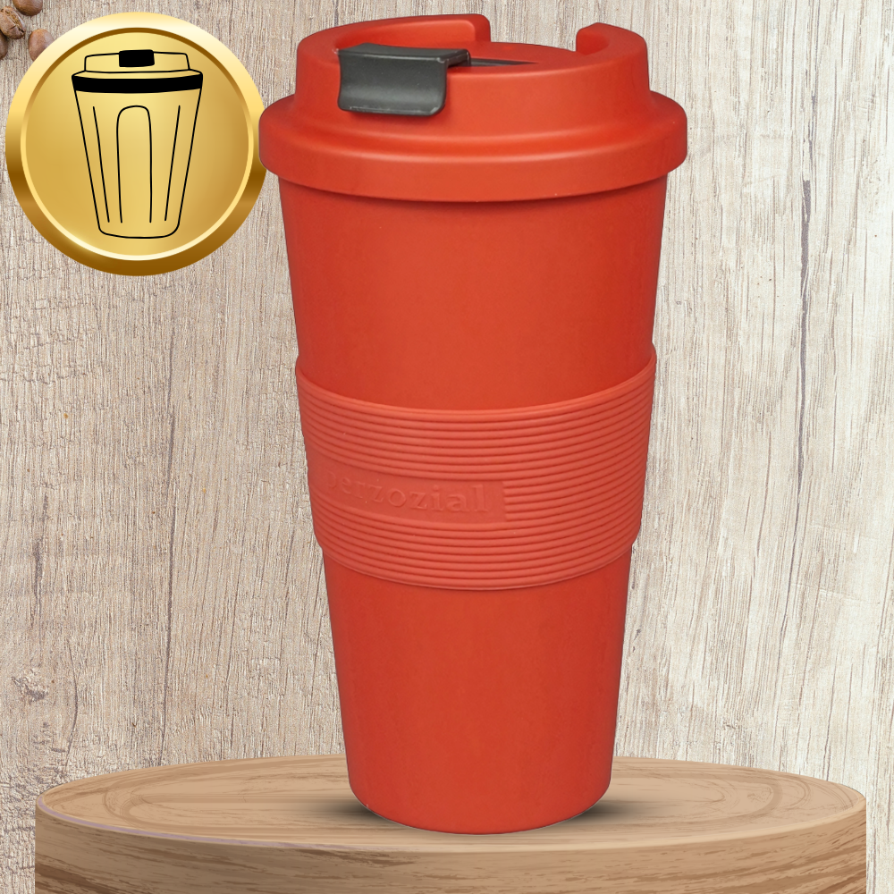 Travel Mug for Coffee and Tea for Car, 480 ml, Red color