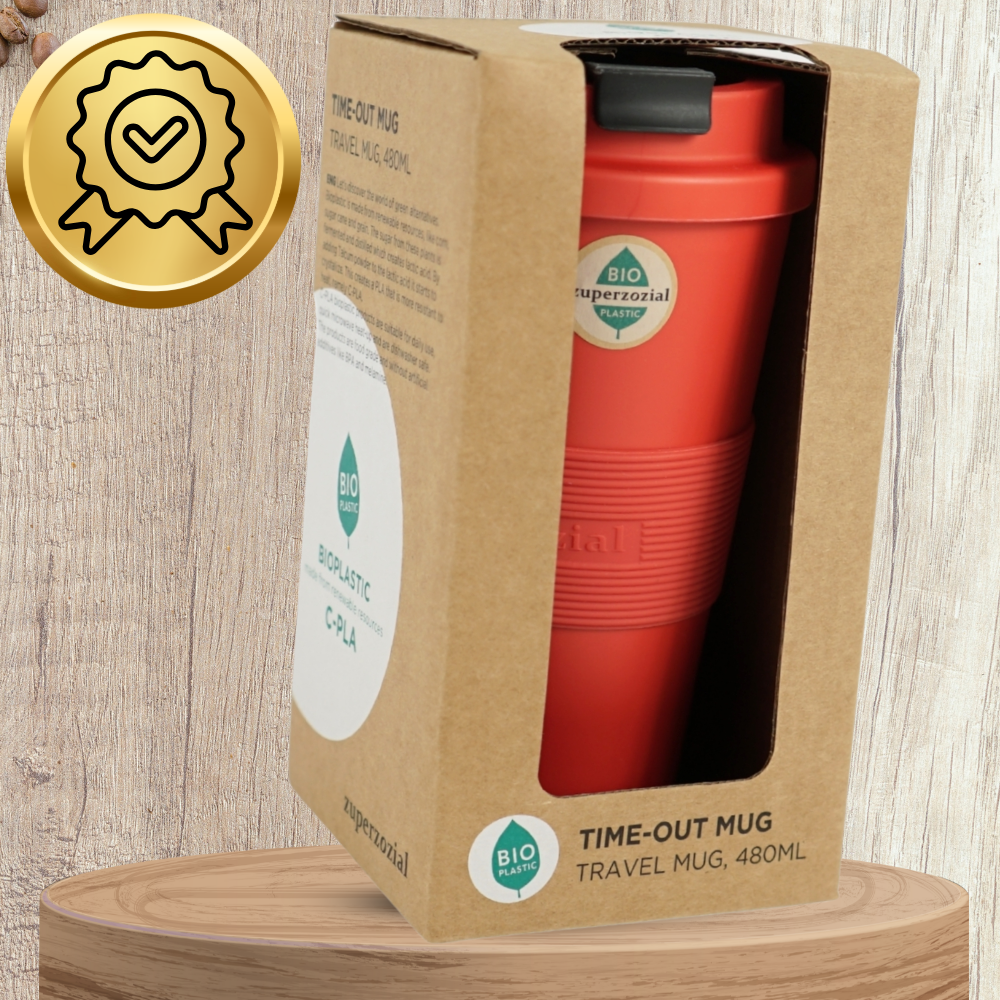 Travel Mug for Coffee and Tea for Car, 480 ml, Red color