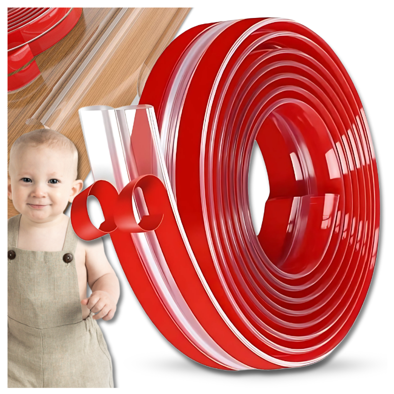 Clear Furniture Edge and Corner Protector Strip Nicekids 3m