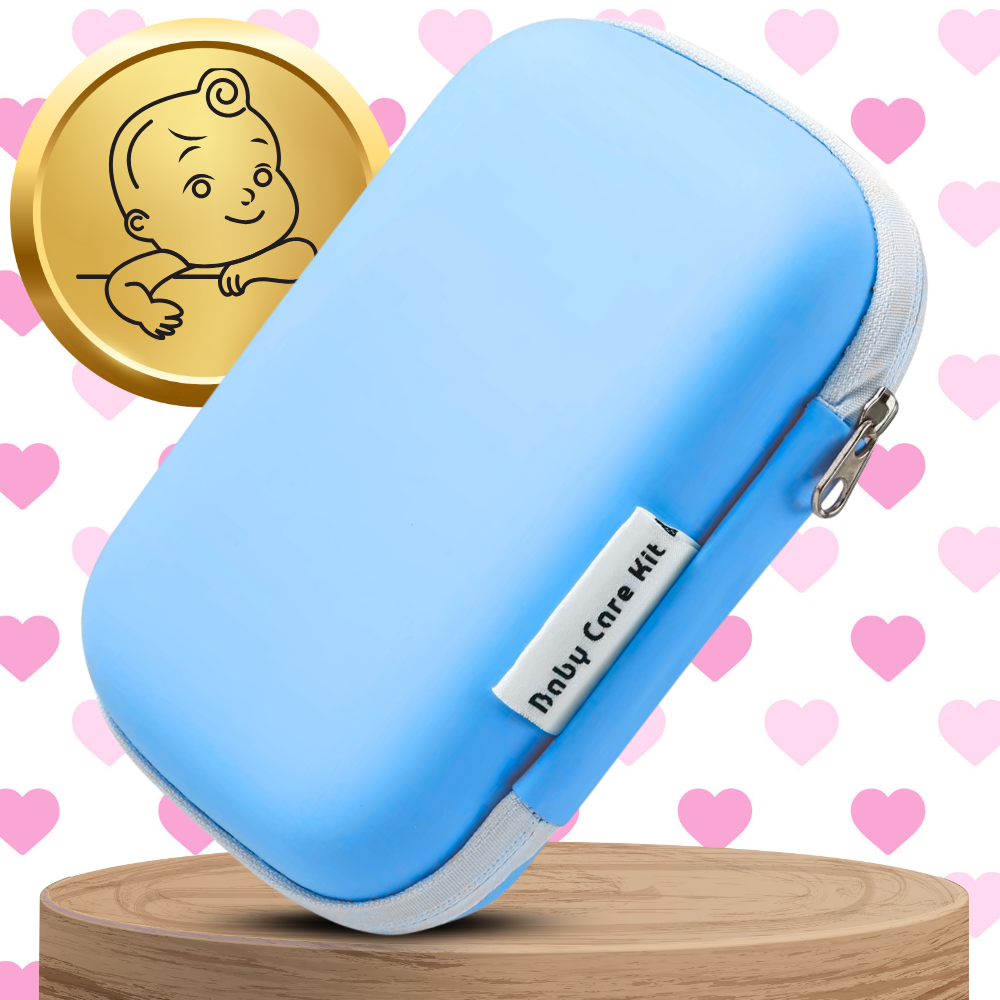 Nicekids 9-in-1 Baby Care Kit with Case, Blue
