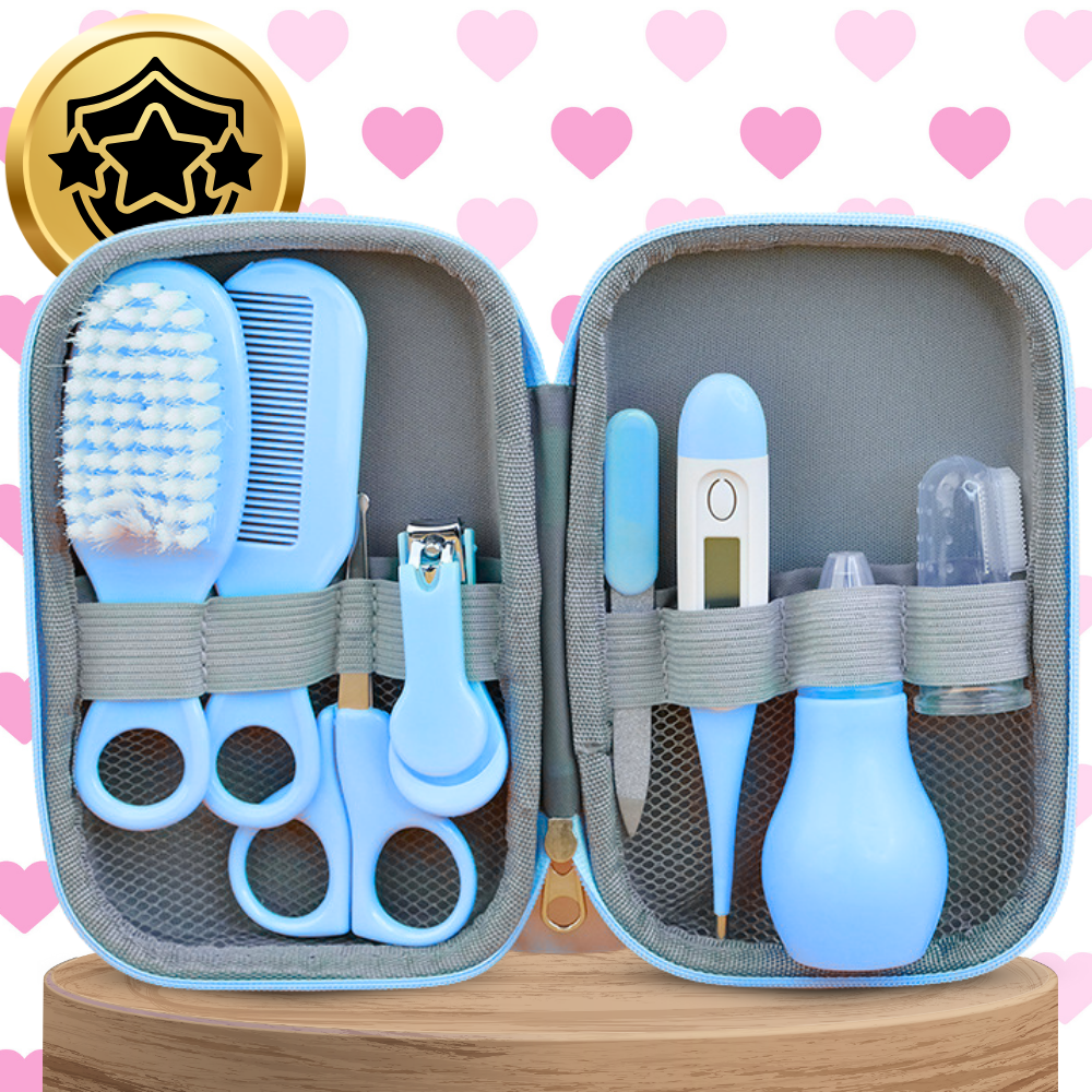 Nicekids 9-in-1 Baby Care Kit with Case, Blue
