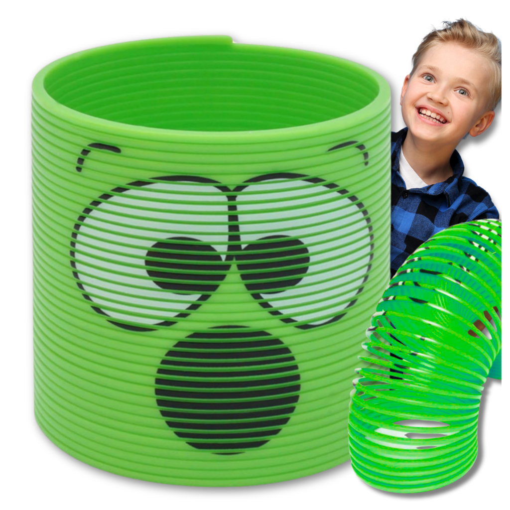 Emoji Magic Spring Fidget Toy for Kids, Green