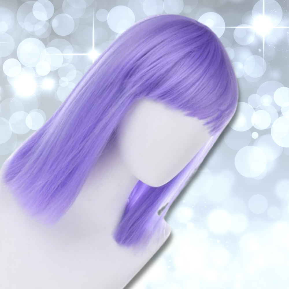 Bakalu gara violeta parūka ar čolku