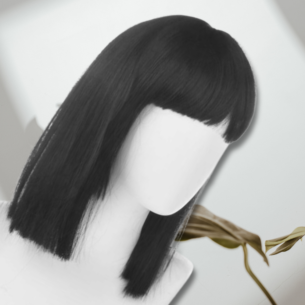 Short Black Bob Wig with Bangs for Costume Party, Carnival, Bachelorette