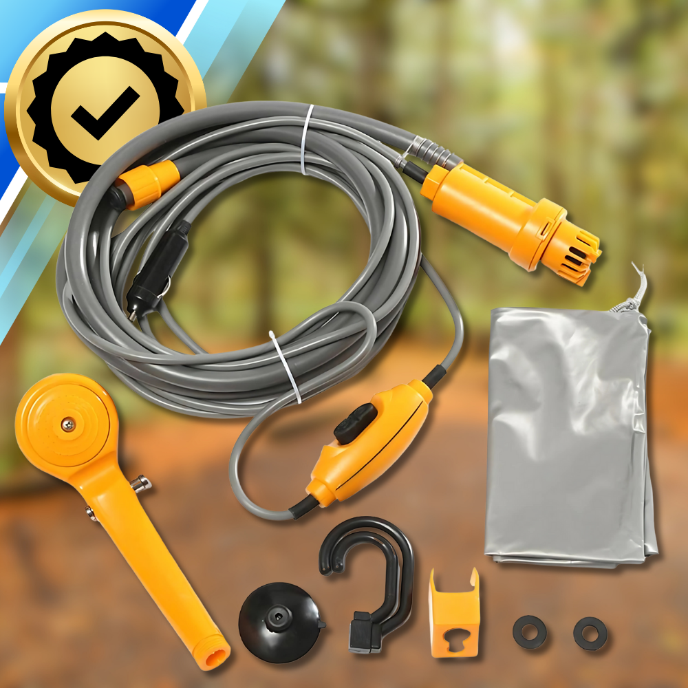 Bakalu KZ1257 Portable Camping Shower, 12V