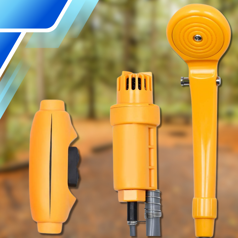 Bakalu KZ1257 Portable Camping Shower, 12V