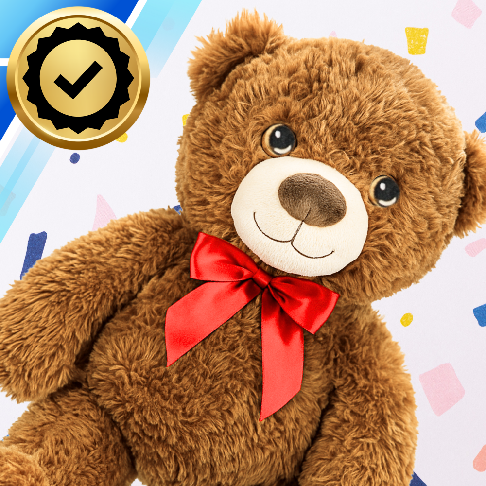 Large Teddy Bear 50 cm Soft Plush Toy for Kids, Brown (1)