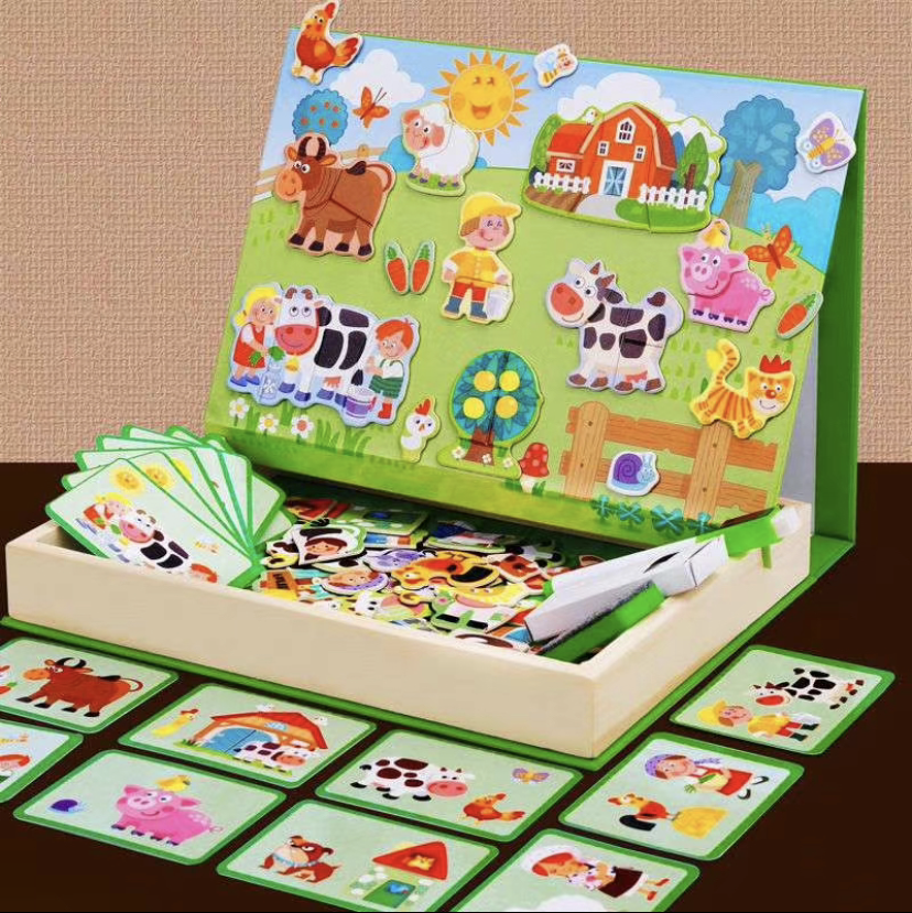 Magnetic Farm Box Toy Jhtoy-233