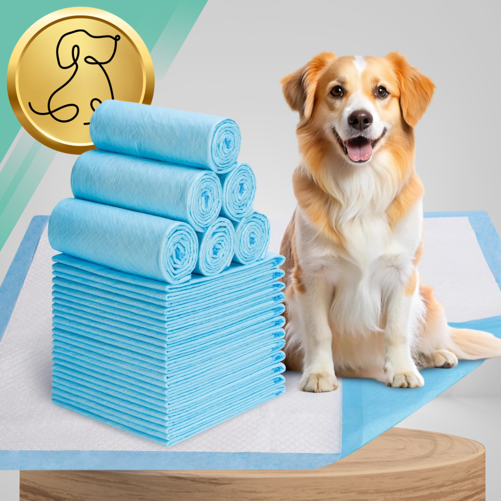 Puppy Training Pads 60x60 cm, 100 Count | Super Absorbent & Leak-Proof Dog Pee Pads