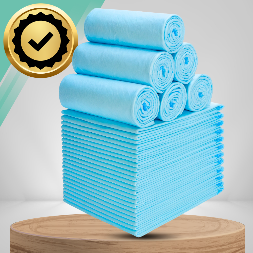 Puppy Training Pads 60x60 cm, 100 Count | Super Absorbent & Leak-Proof Dog Pee Pads