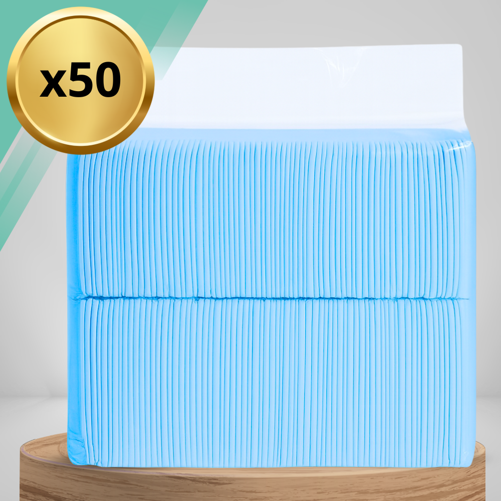 XL Puppy Training Pads Super Absorbent Dog Pee Pads 60x90cm, 50 Count Leak-Proof