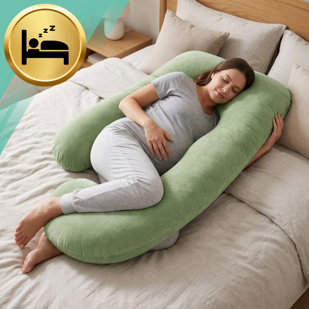 Nicekids J-Shaped Pregnancy and Nursing Pillow, 140x70 cm