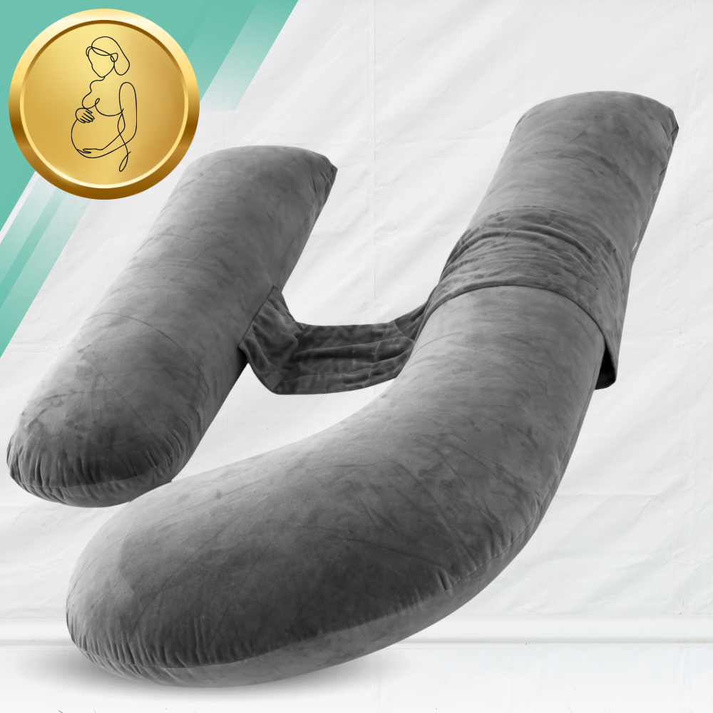 Nicekids H-Shape Pregnancy Pillow for Sleep and Nursing, 120x60 cm