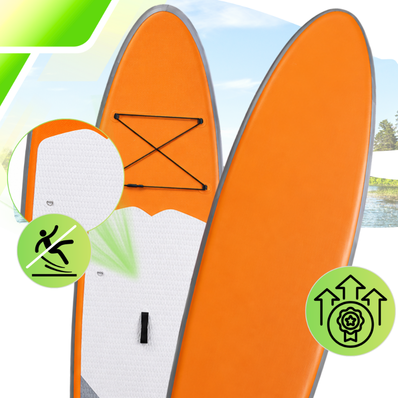 AquaPaddle Cruise Orange SUP Board 335x84x15 cm, Accessory Set