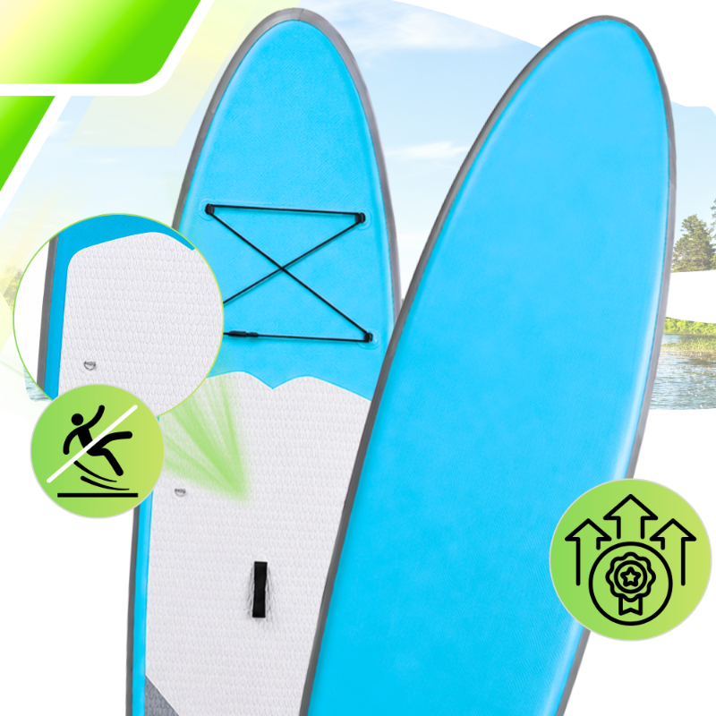 AquaPaddle Cruise Blue Inflatable SUP Board Set, 335x84x15 cm, 180 kg