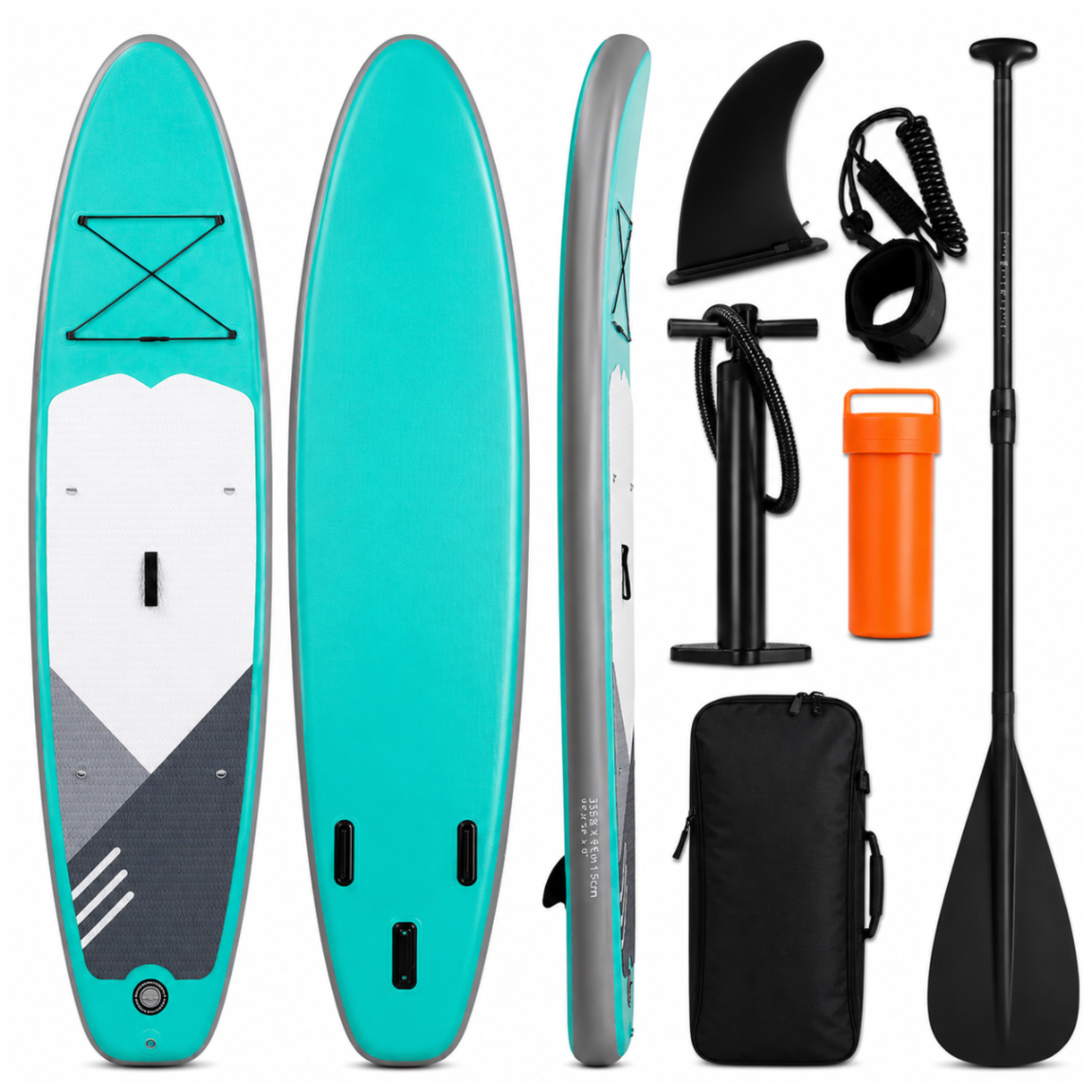 AquaPaddle SUP Board 335x84x15 cm, with Accessories, 180 kg, Cruise Green
