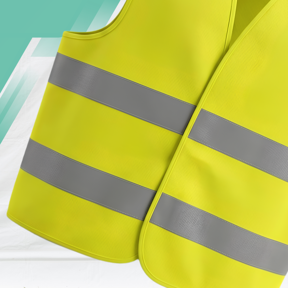 Reflective Warning Vest Class 2 Visibility Yellow One Size