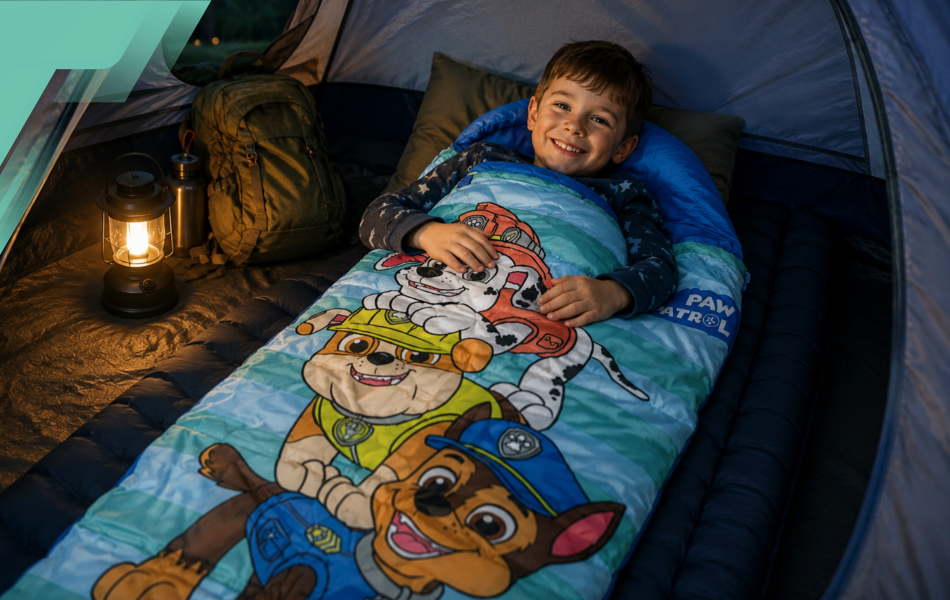 Kids Sleeping Bag Paw Patrol Spin Master 170 x 70 cm, Blue