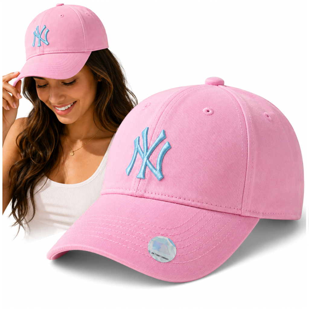 New York Yankees Adjustable Baseball Cap, Pink
