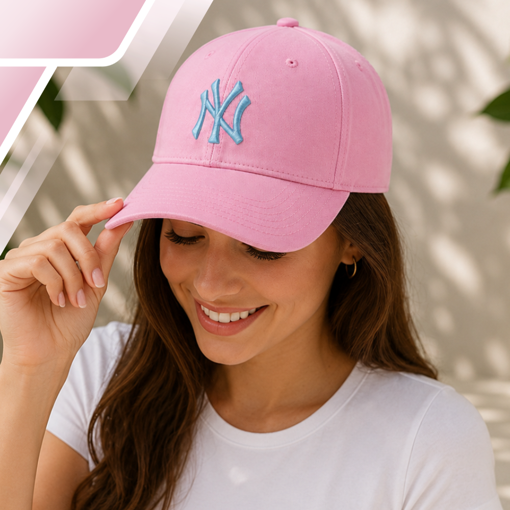 New York Yankees Adjustable Baseball Cap, Pink