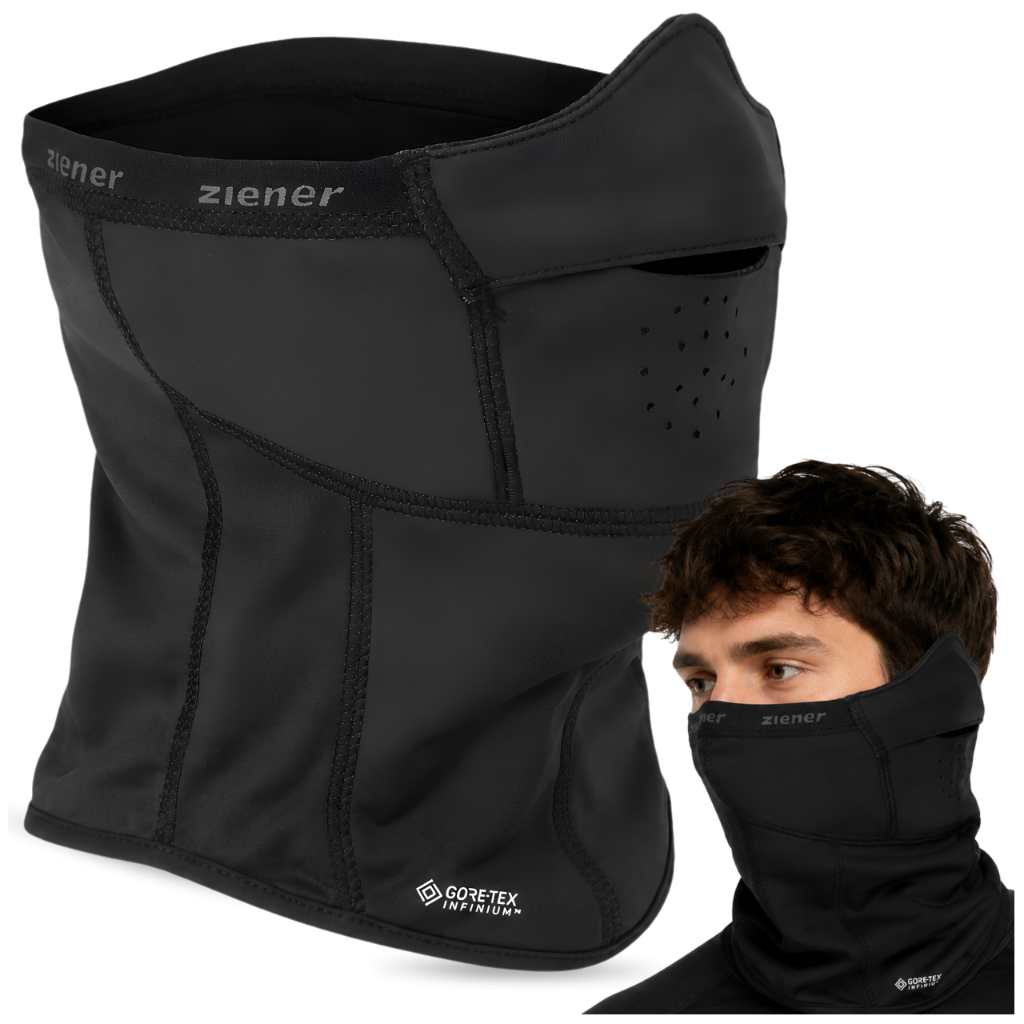 Ziener Ski and Cycling Balaclava Gore-Tex Windstopper, Black, Unisex